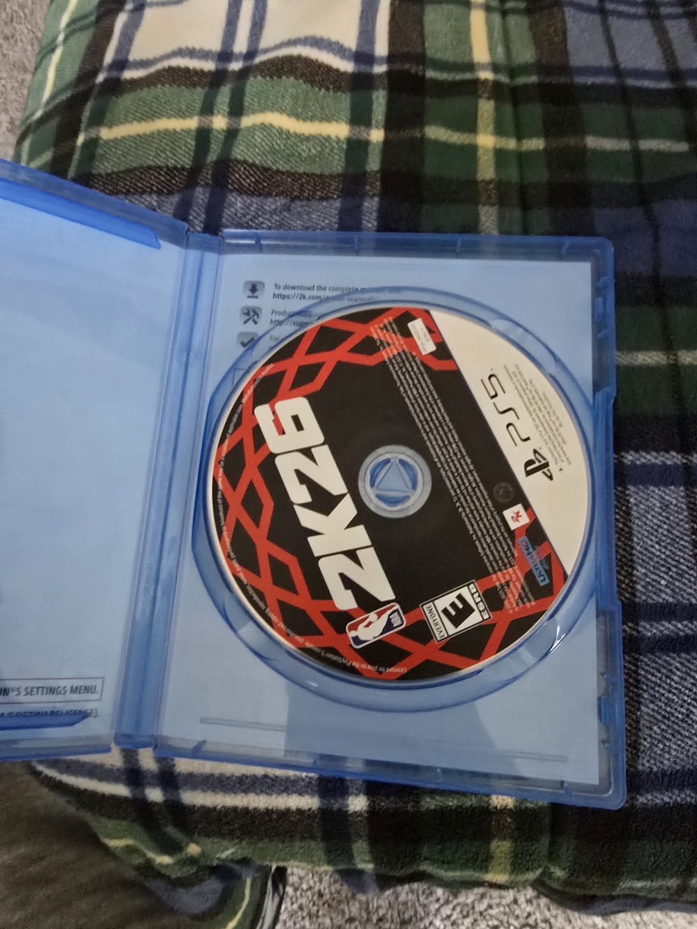 Sony PS5 NBA 2K26 Game Disc - Red, Black & White